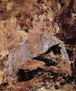 Nikolay Fechin Lady with cat oil painting reproduction